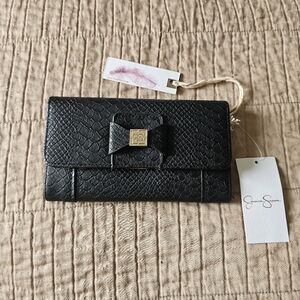 🚫SOLD🚫Jessica Simpson Textured Black Wallet